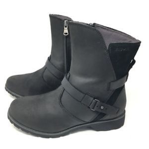 Black de la vina Teva boots